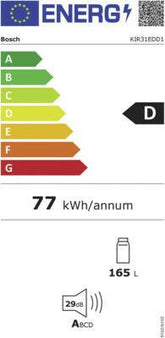 Bosch KIR31EDD1 wit.